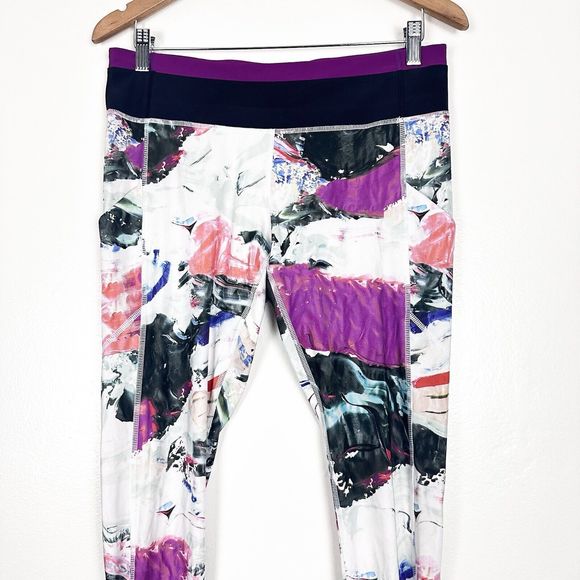 LULULEMON Speed Tight III Full Luxtreme Pigment Wave Regal Women's Legging Sz 10 - Picture 2 of 12